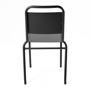 Otis Outdoor Side Chair in Black - Set of 2
