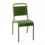 Otis Outdoor Side Chair in Dark Green - Set of 2