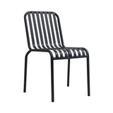 Enid Outdoor Side Chair in Black - Set of 2