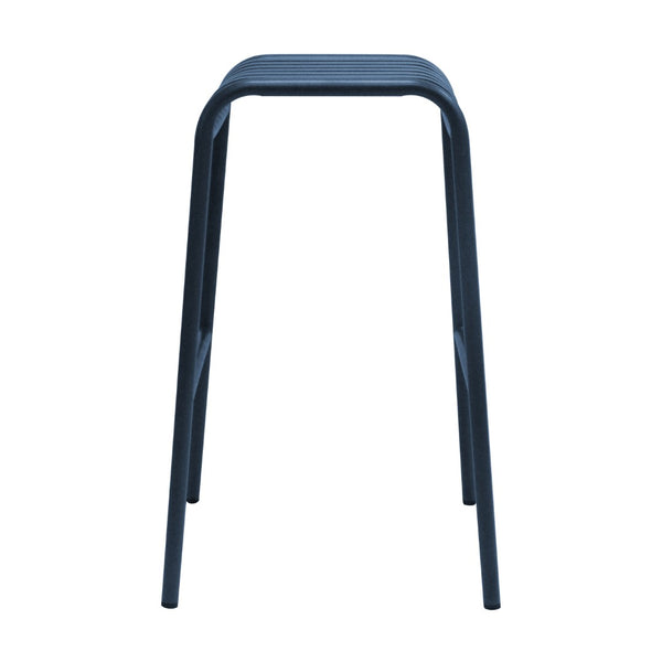Enid Outdoor Bar Stool in Dark Blue - Set of 2