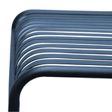 Enid Outdoor Table in Dark Blue