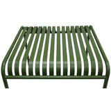 Enid Outdoor Table in Dark Green