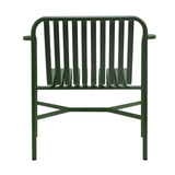 Enid Outdoor Lounge Chair in Dark Green - Set of 1