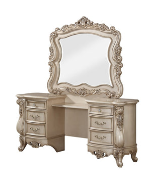 Gorsedd Transitional Vanity Desk & Mirror  90740-ACME