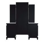 Lotus Glam Vanity Desk Mirrored & Faux Crystals 90805-ACME