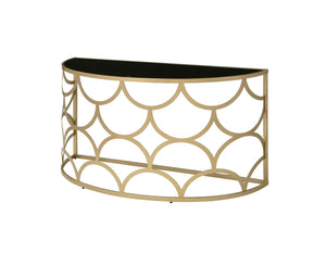 Altus Contemporary Console Table Gold Finish 90820-ACME