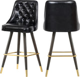 Portnoy Faux Leather Contemporary Counter/Bar Stool - Set of 2