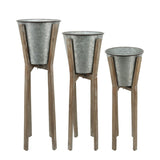 Contemporary Metal Set of 3 -  11/12/13