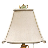 Tea Service 35'' High 1-Light Table Lamp - Multicolor