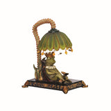 Marketplace Sleeping King Frog Table Lamp