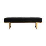 Contemporary Tufted Upholstered Bench