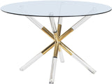 Mercury Acrylic Contemporary Dining Table