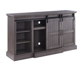 Admon Farmhouse TV Stand with Fireplace Gray Oak (cc#) --> HP color was Rustic Oak 91618-ACME