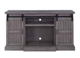 Admon Farmhouse TV Stand with Fireplace Gray Oak (cc#) --> HP color was Rustic Oak 91618-ACME