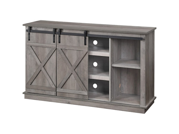 Bellona Industrial TV Stand Gray Finish 91860-ACME