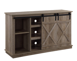 Bellona Industrial TV Stand Oak Finish 91862-ACME