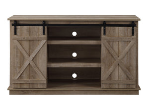 Bellona Industrial TV Stand Oak Finish 91862-ACME