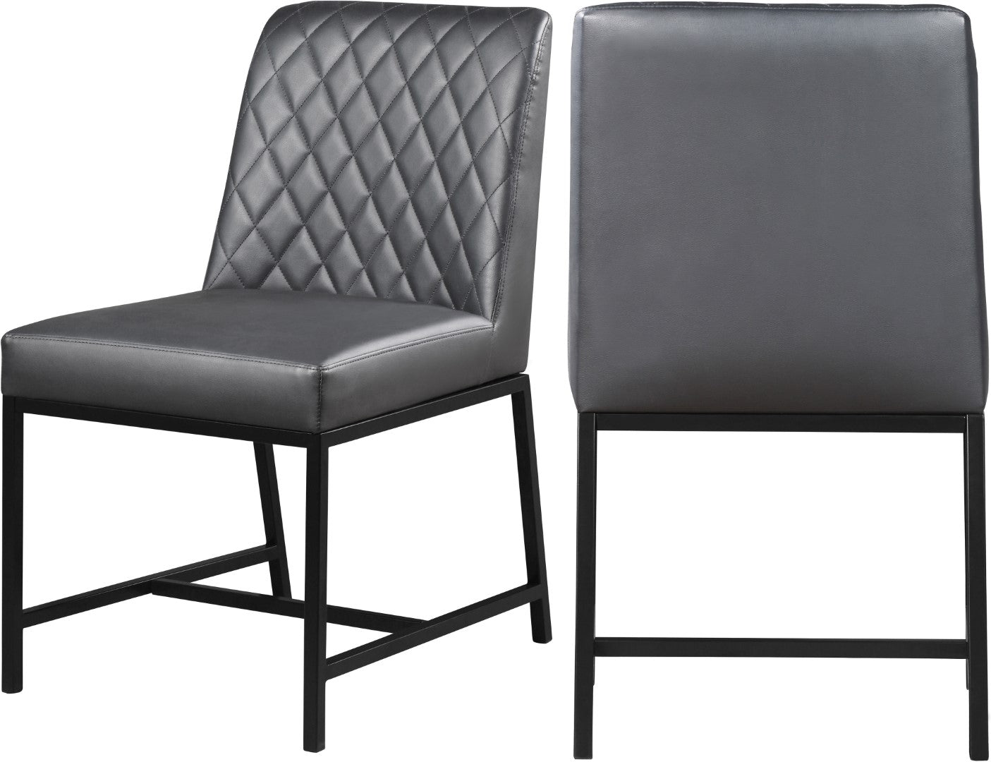 Bryce Faux Leather Dining Chair - Thumbnail 2