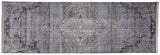 Sarrant Vintage Space-Dyed Rug, Fog Gray/Pewter, 2ft - 8in x 8ft, Runner