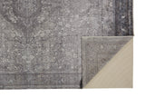 Sarrant Vintage Space-Dyed Rug, Charcoal Gray, 9ft - 6in x 12ft - 7in Area Rug