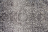 Sarrant Vintage Space-Dyed Rug, Charcoal Gray, 9ft - 6in x 12ft - 7in Area Rug