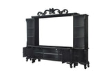 House Delphine Transitional Entertainment Center Charcoal Finish 91985-ACME