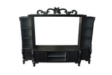 House Delphine Transitional Entertainment Center Charcoal Finish 91985-ACME