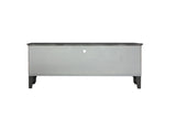 House Delphine Transitional TV Stand Charcoal Finish 91988-ACME