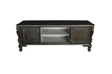 House Delphine Transitional TV Stand Charcoal Finish 91988-ACME