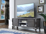 House Delphine Transitional TV Stand Charcoal Finish 91988-ACME