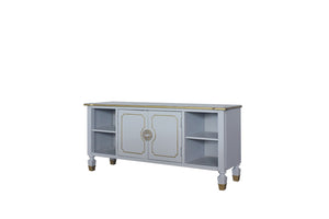 House Marchese Transitional TV Stand Pearl Gray Finish 91993-ACME