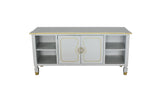 House Marchese Transitional TV Stand Pearl Gray Finish 91993-ACME