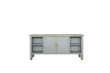 House Marchese Transitional TV Stand Pearl Gray Finish 91993-ACME