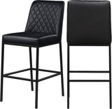 Bryce Faux Leather Contemporary Stool - Set of 2