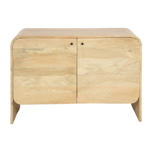 Sagebrook Home Contemporary Wood, 39"l Modern Sideboard, Natural 17524-02 Brown Mango Wood