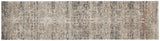 Caprio Space Dyed Ornamental, Beige/Rust/Ink Blue, 2ft - 6in x 8ft, Runner