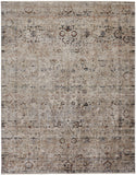 Caprio Space Dyed Ornamental, Beige/Rust/Ink Blue, 9ft-6in x 12ft-5in Area Rug