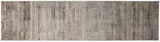 Caprio Space Dyed Ornamental Rug, Ivory Sand/Black/Rust, 2ft - 6in x 8ft, Runner