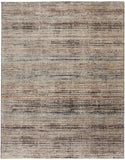 Caprio Space Dyed Ornamental Area Rug, Ivory Sand/Black/Rust, 9ft-6in x 12ft-5in