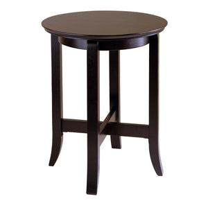 Winsome Wood Toby Round Accent End Table, Espresso 92019-WINSOMEWOOD 92019-WINSOMEWOOD