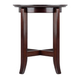 Winsome Wood Toby Round Accent End Table, Espresso 92019-WINSOMEWOOD 92019-WINSOMEWOOD