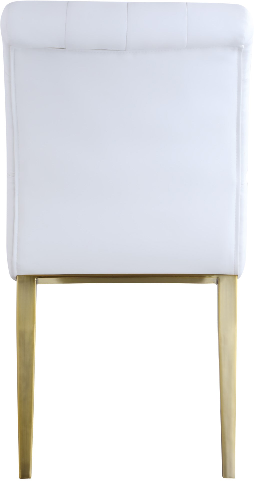 Curve Faux Leather Dining Chairs - Thumbnail 5