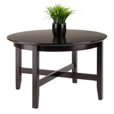 Winsome Wood Toby Round Coffee Table, Espresso 92143-WINSOMEWOOD