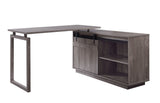 Bellarosa Farmhouse Writing Desk with Cabinet Gray Washed (Hazelnut) 92270-ACME