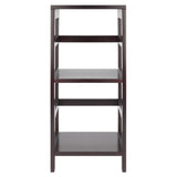 Winsome Wood Leo Shelf / Storage, Book, 2-Tier, Narrow 92314-WINSOMEWOOD