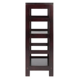 Winsome Wood Leo Shelf / Storage, Book, 2-Tier, Narrow 92314-WINSOMEWOOD