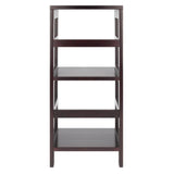 Winsome Wood Leo Shelf / Storage, Book, 2-Tier, Narrow 92314-WINSOMEWOOD