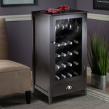 Winsome Wood Bordeaux Modular Wine Cabinet 20-Bottle Shelf 92416-WINSOMEWOOD