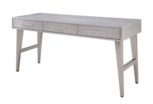 Brancaster Industrial Writing Desk Aluminum (Matt Aluminum) • Leg Stainless Steel 92426-ACME