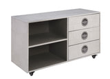 Brancaster Industrial Cabinet Aluminum (Matt Aluminum) • Leg Stainless Steel 92427-ACME